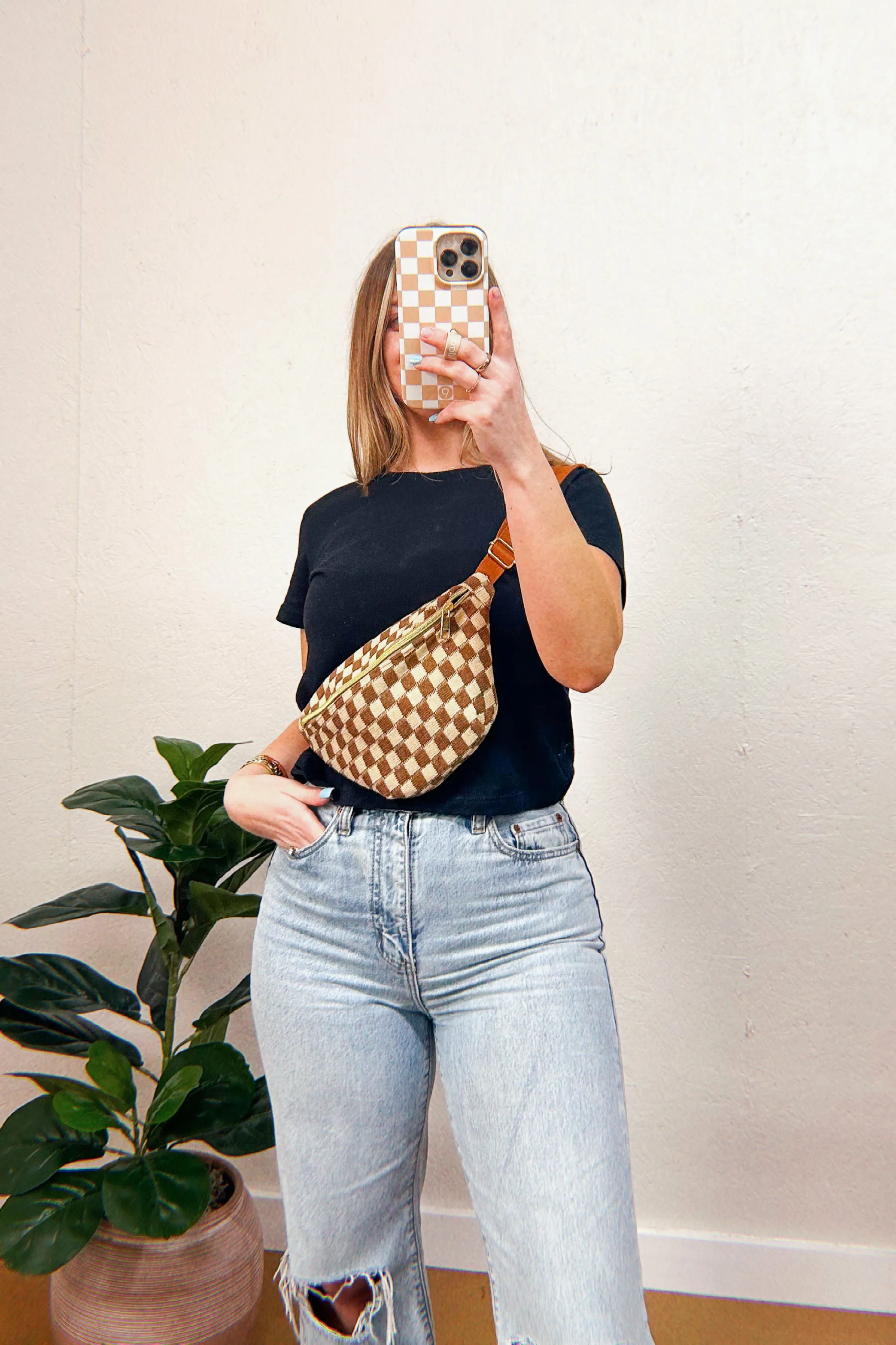 Spring Fling Checkered Bum Bags | 5 colors