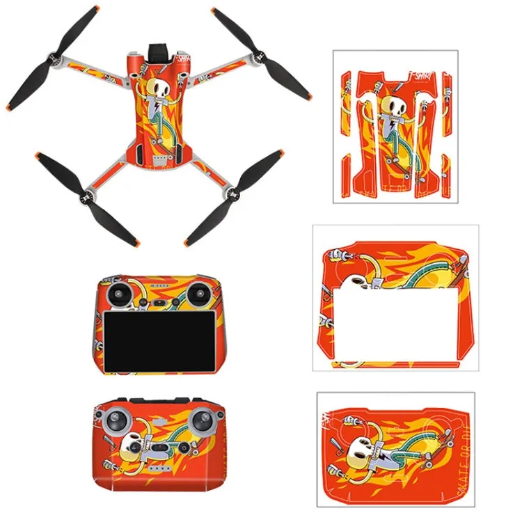 Sunnylife Drone Remote Control Protective Sticker For DJI Mini 3 Pro RC Version( Skateboard)