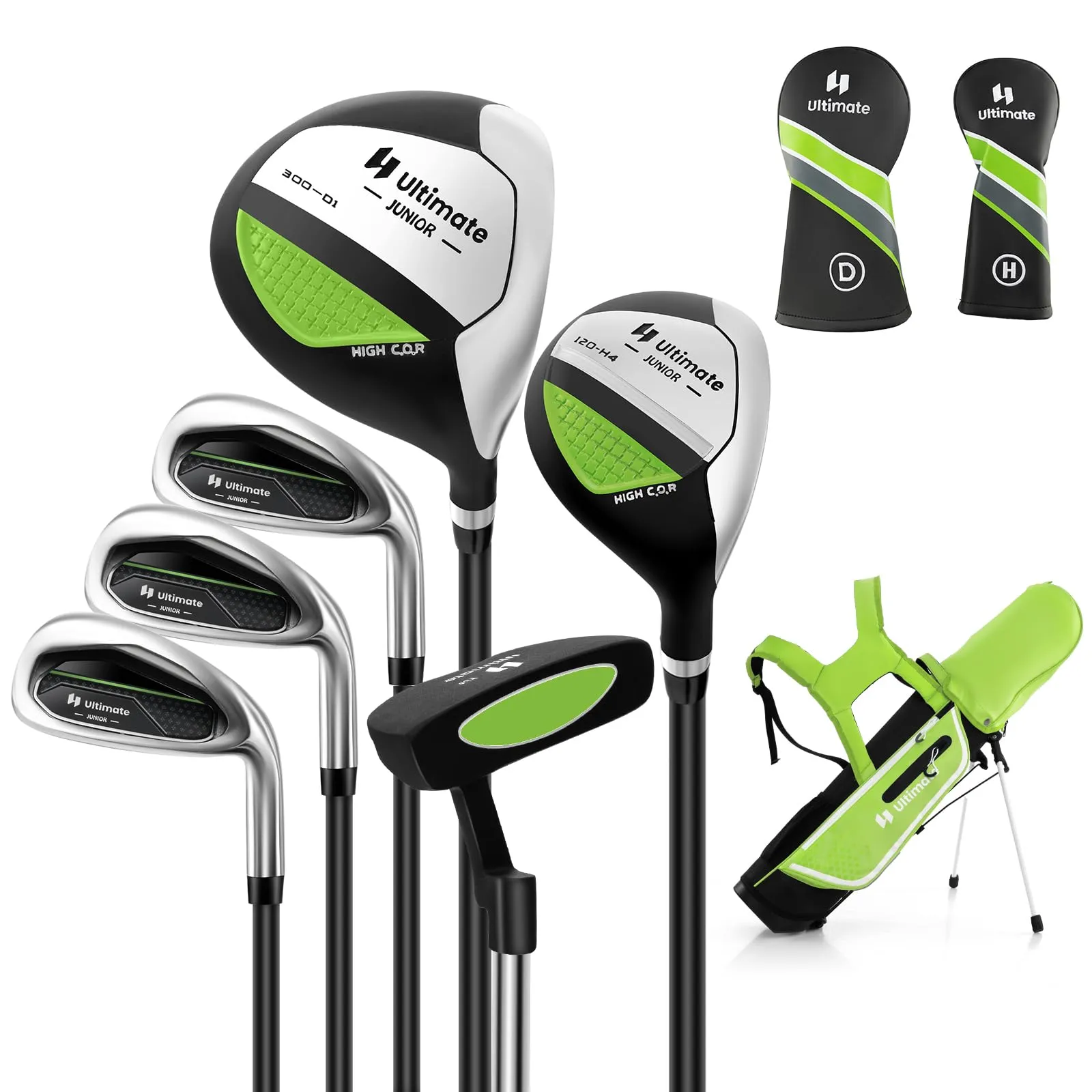 Tangkula 7 Pieces Junior Golf Club Set for Kids Age 11-13 Right Hand, Children’s Golf Clubs Set