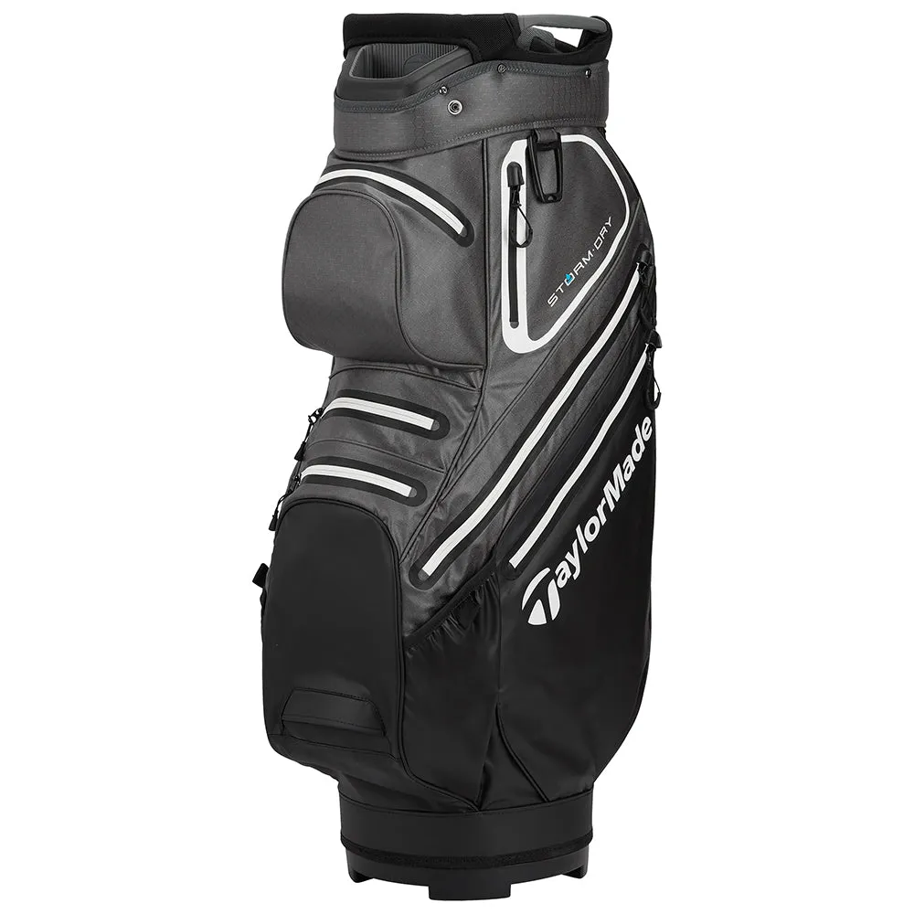 TaylorMade StormDry Cart Bag - Black/Grey/White