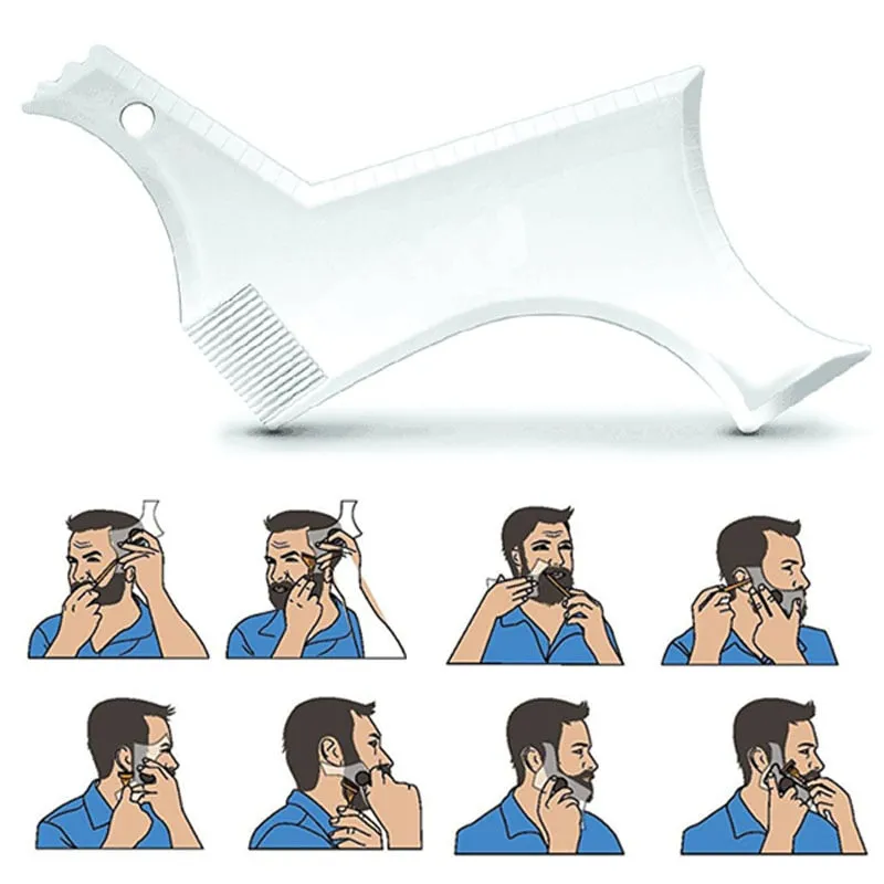 TEEK - Transparent Beard Styling Stencil