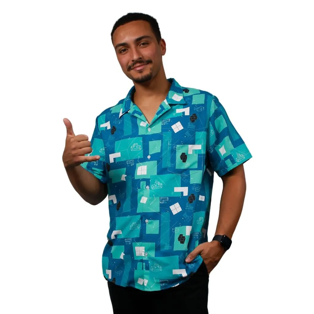 Tetris Engineering Button Up Shirt