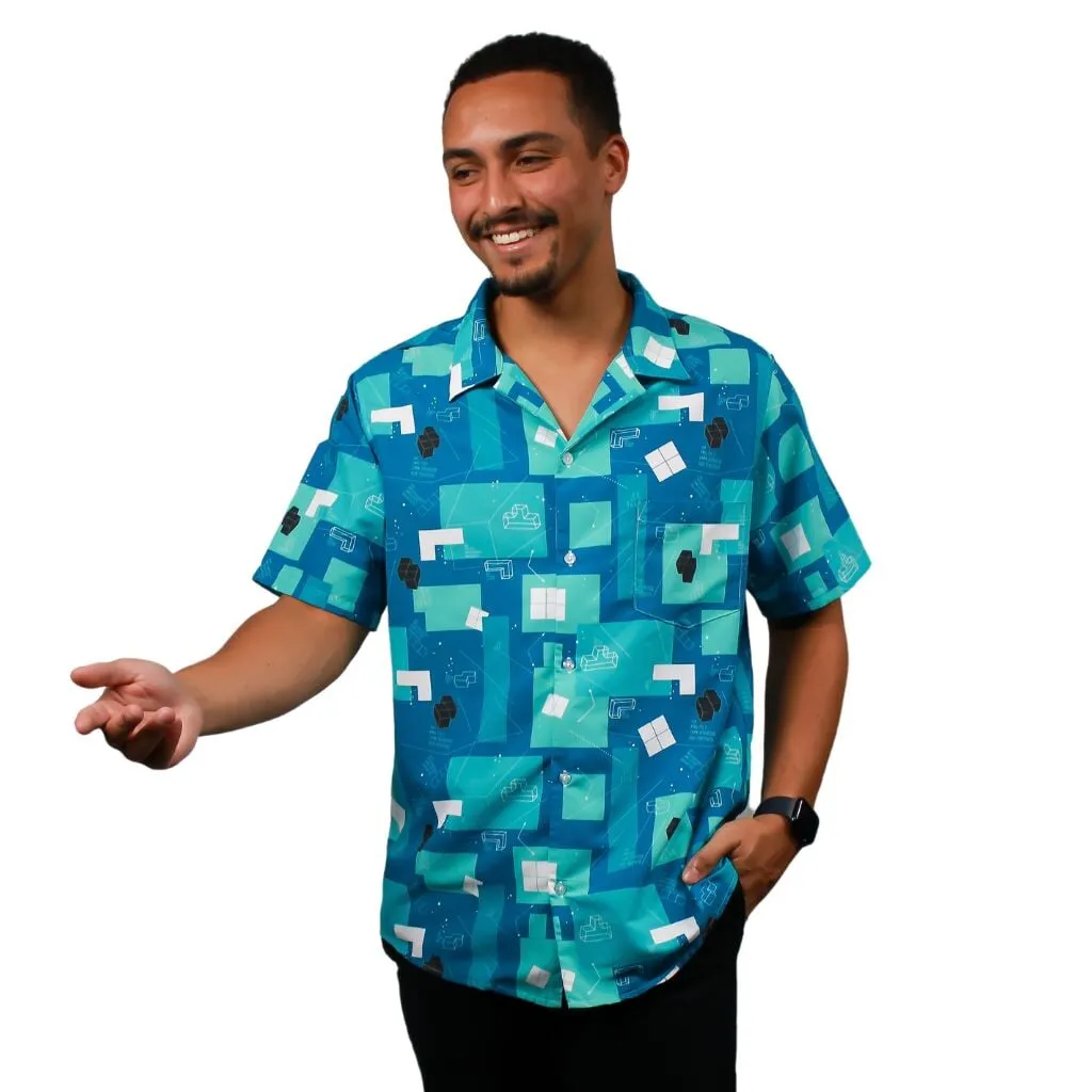 Tetris Engineering Button Up Shirt