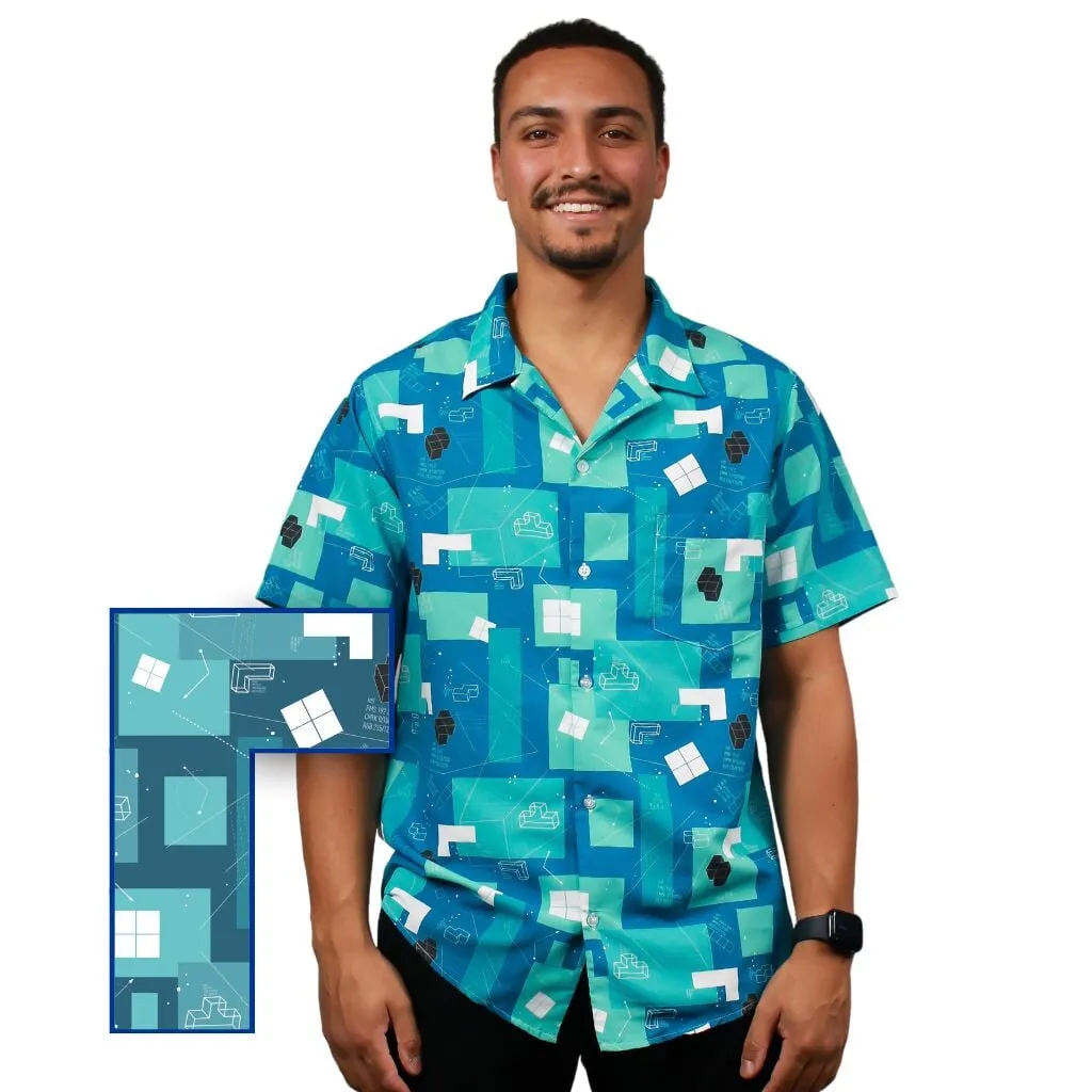 Tetris Engineering Button Up Shirt