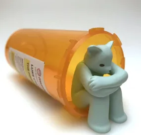 The Prisoner Blue Xanax Art Toy by Luke Chueh