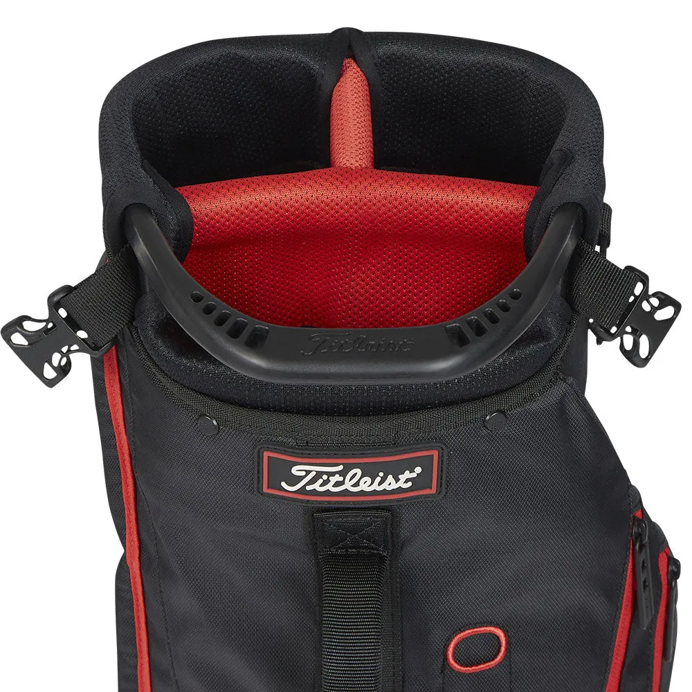 Titleist Premium Carry Bag - Black/Black/Red