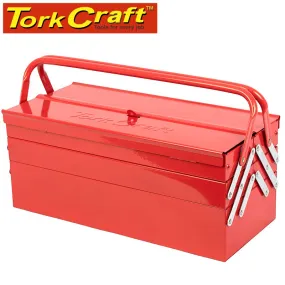 TORK CRAFT CANTILEVER TOOL BOX EMPTY 5 TRAY 468 X 218 X 203MM TCTB001