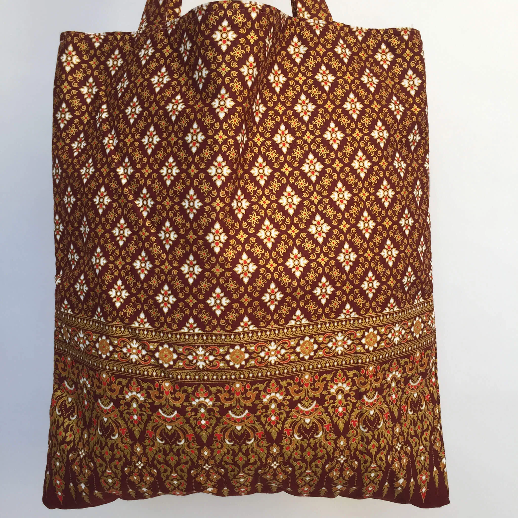 Tote Bag with Traditional Thai Pattern