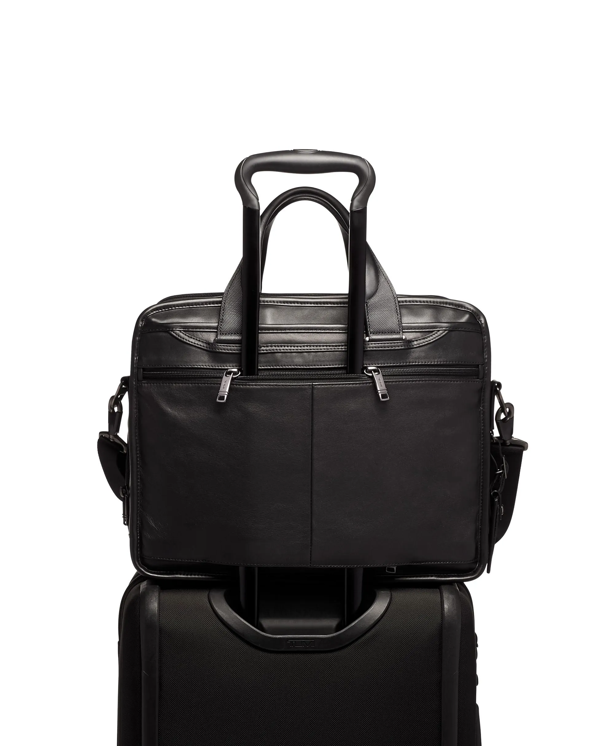 Tumi Alpha Expandable Organizer Laptop Brief - Leather