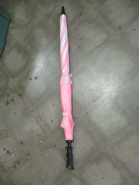 Used Bag Boy Pink Breast Cancer Awareness Golf Umbrella