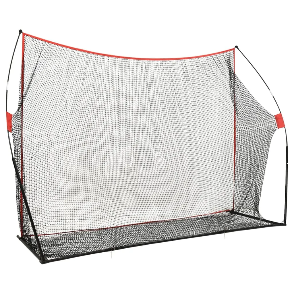 vidaXL Golf Hitting Net 356x92.5x215 cm Metal