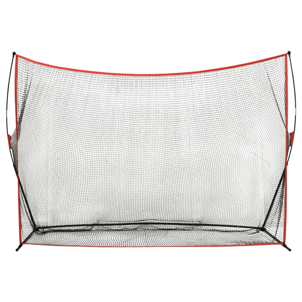 vidaXL Golf Hitting Net 356x92.5x215 cm Metal