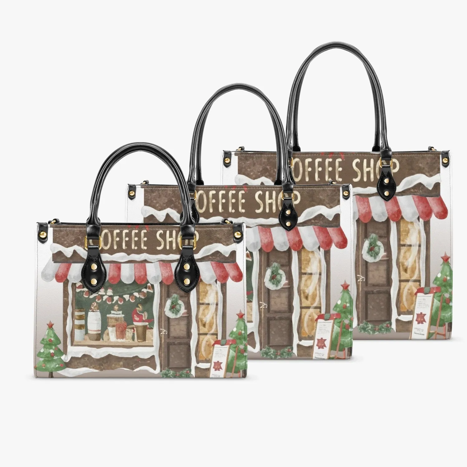 Women's Tote Bag - Magical Christmas - Coffee Shop