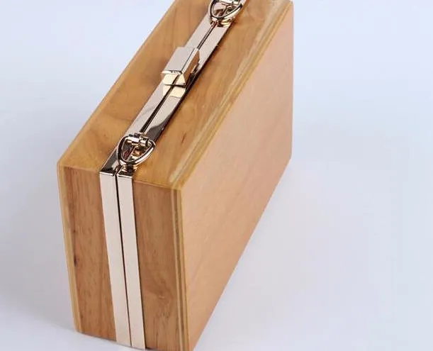 Wooden Clutch Bag