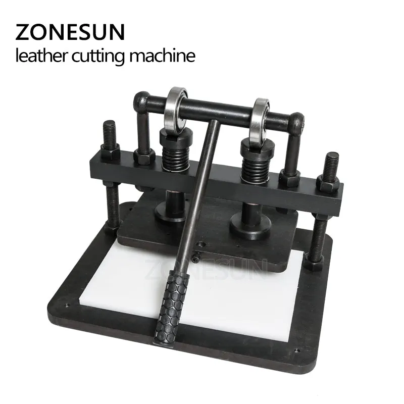 ZONESUN 2616cm DIY Handbag Manual Leather Cutting Machine Photo Paper Pvc/Eva Sheet Mold Cutter Leather Die Cutting Tool Craft