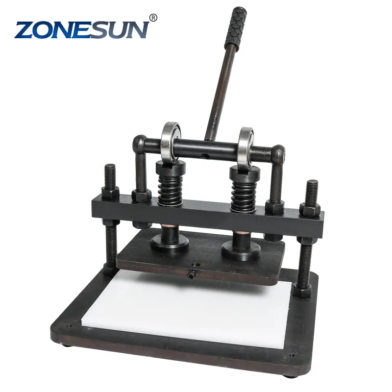 ZONESUN 2616cm DIY Handbag Manual Leather Cutting Machine Photo Paper Pvc/Eva Sheet Mold Cutter Leather Die Cutting Tool Craft