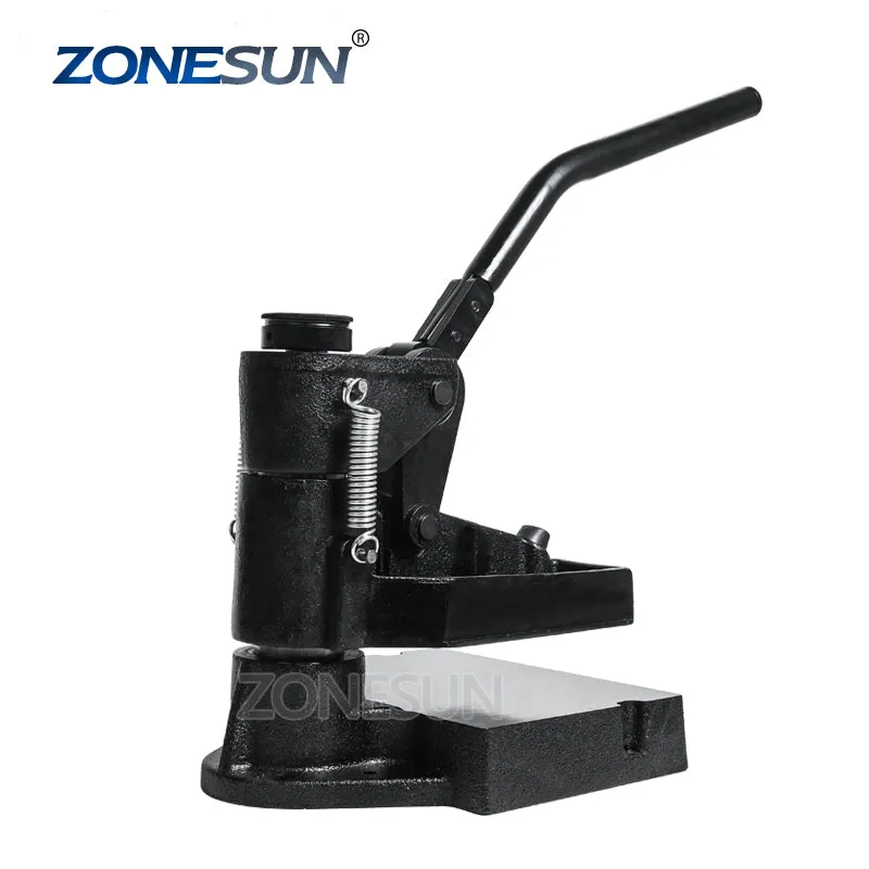 ZONESUN 8360 Leather Die Cutting Machine For Custom Earring Key Fob Handbag Cutting Die