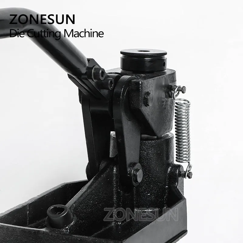 ZONESUN 8360 Leather Die Cutting Machine For Custom Earring Key Fob Handbag Cutting Die