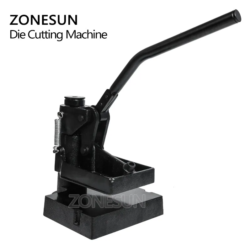 ZONESUN 8360 Leather Die Cutting Machine For Custom Earring Key Fob Handbag Cutting Die